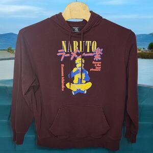 Naruto Ramen Hoodie Shippuden Collection XL Pullover Sweatshirt Anime Cartoon